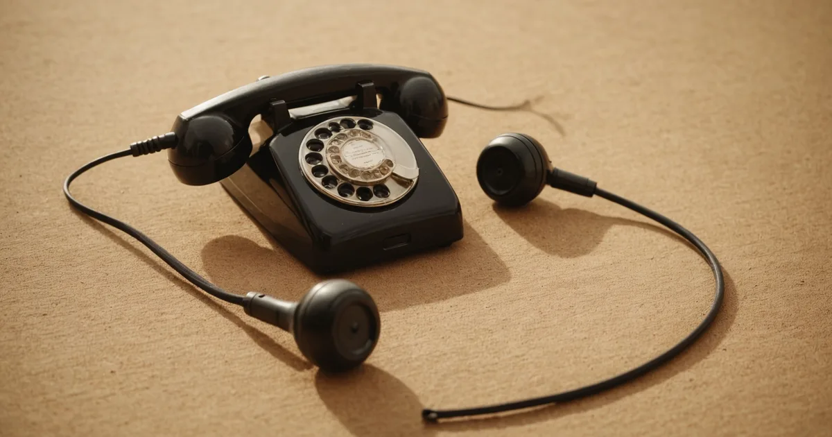 Two phones side by side, one showing a live call in progress and one showing an async video response interface